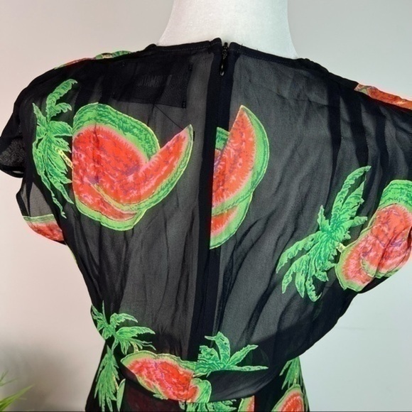 Reformation Womens Button Front Hydrangea Midi Dress size XS - Picture 10 of 16